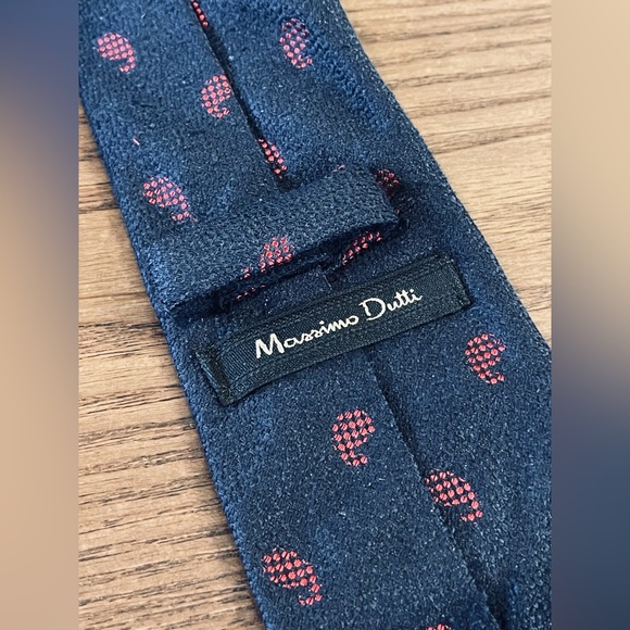 👔🔥 Massimo Dutti Tie Made in Italy - Picture 2 of 3